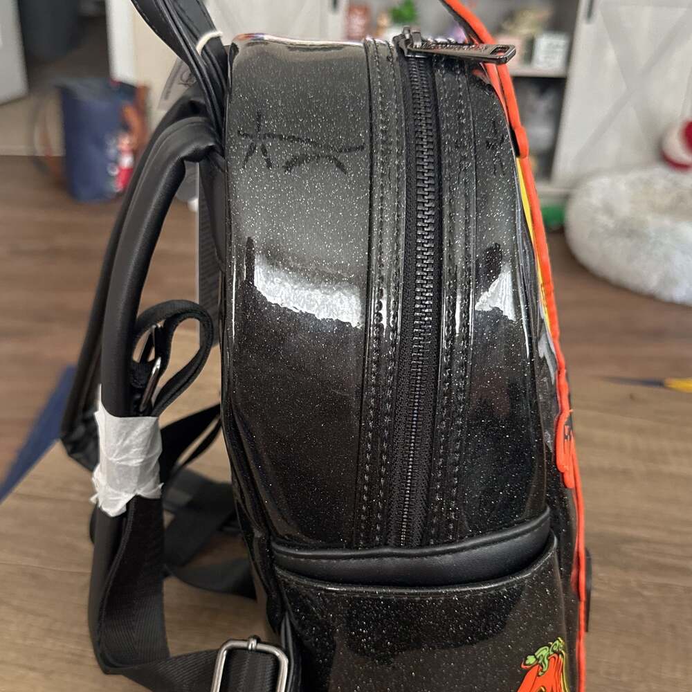Disney Loungefly Halloween Mickey & Friends Haunted House Mini Backpack NWT - Picture 4 of 5